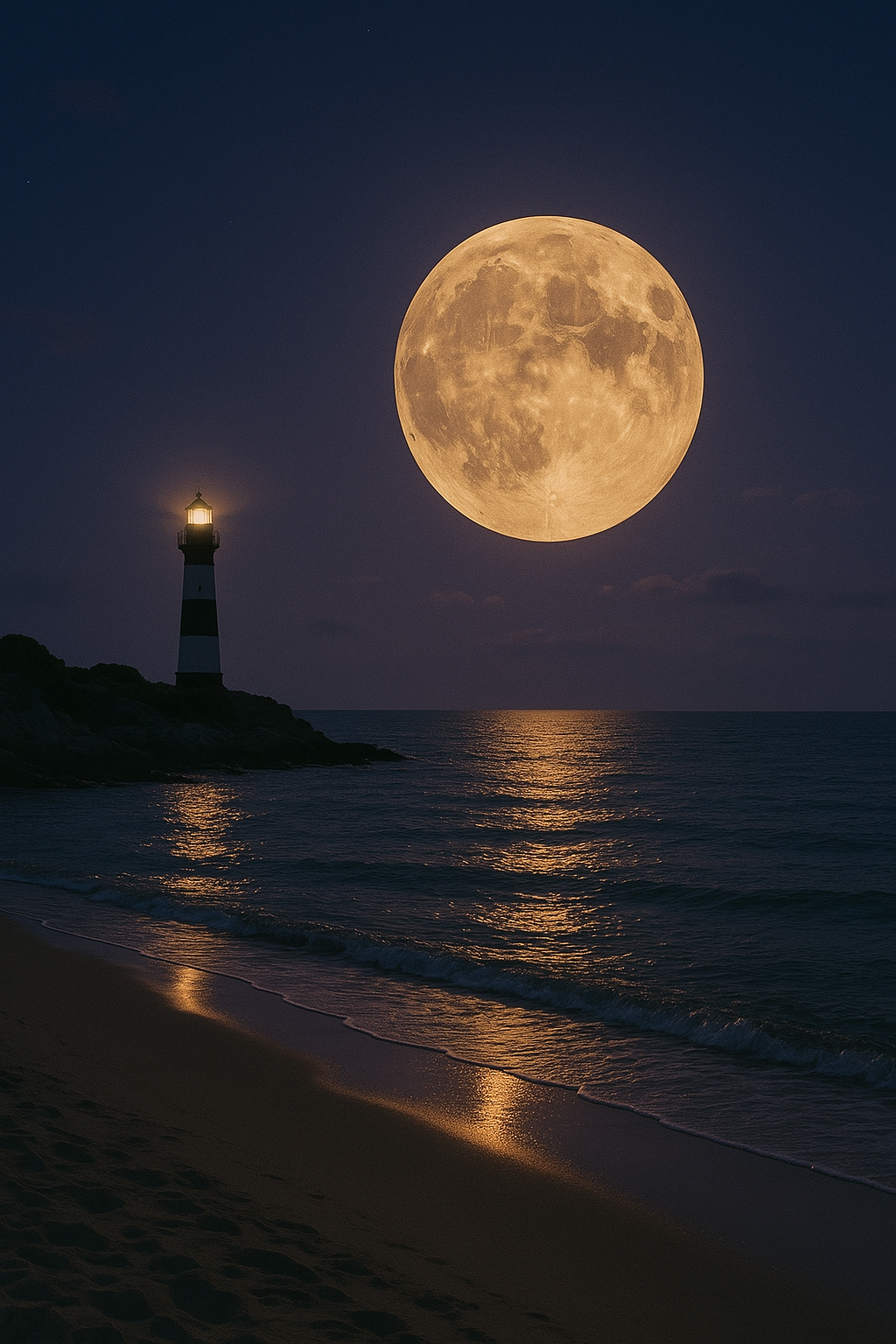 11月の満月（スーパームーン）