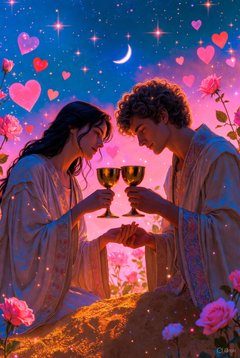 【蠍座新月2日目】カップの2正位置で恋愛確定